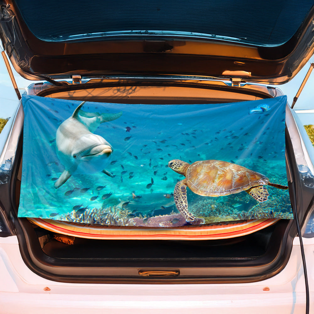 Luggage protection cover with maritime shell design Stornfield