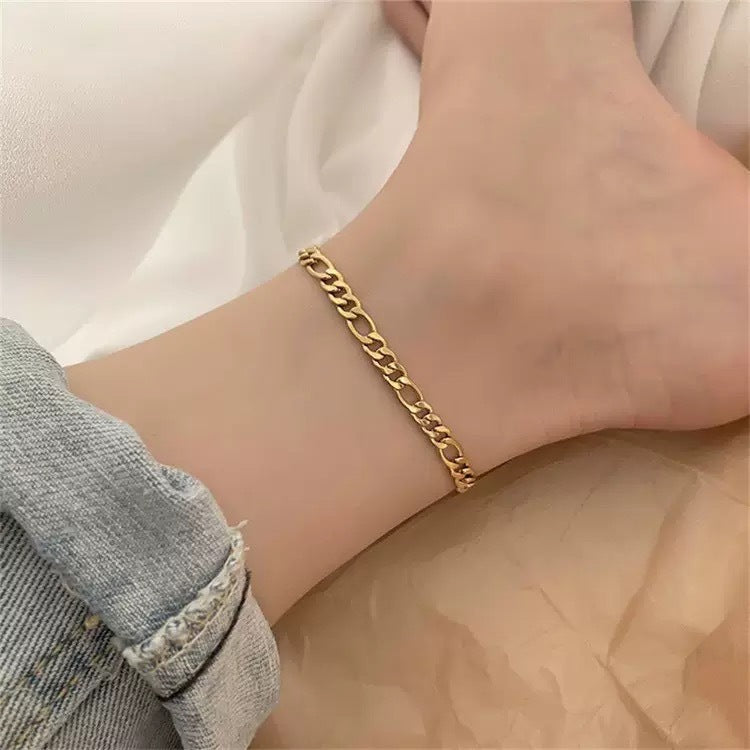 Elegant Link Chain Anklet Stornfield