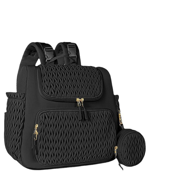 Fashionable backpack with textured upper material Stornfield