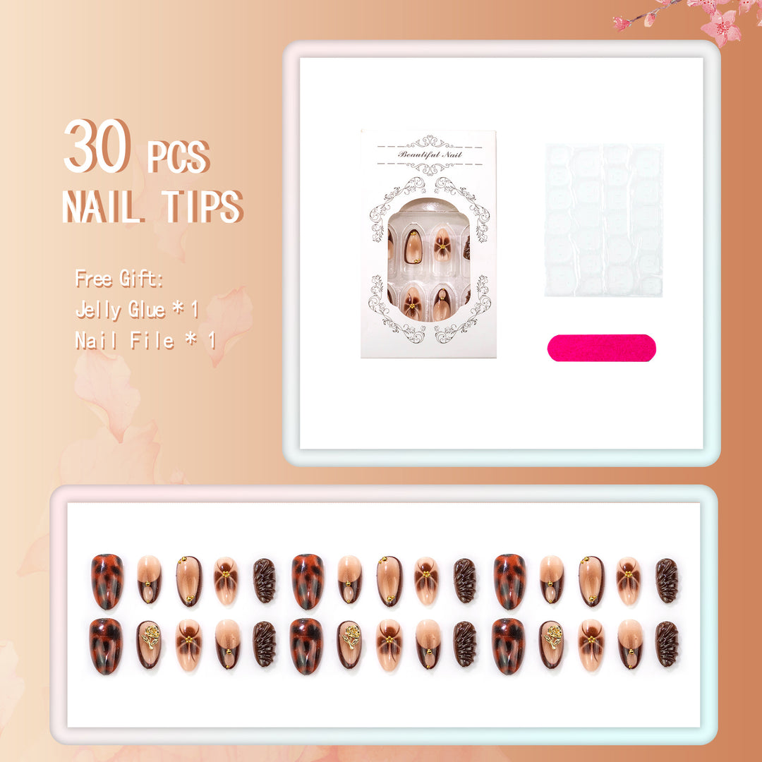 Decorative Nail Art Press-On Set
