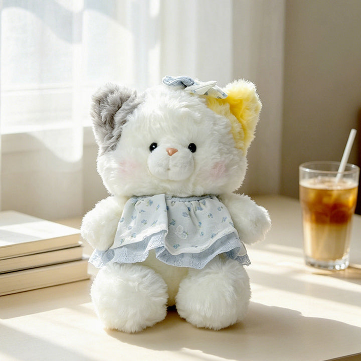 Plush Bunny Dress-Up Sitting Cuddler with Floppy Ears and Embroidered Face Stornfield