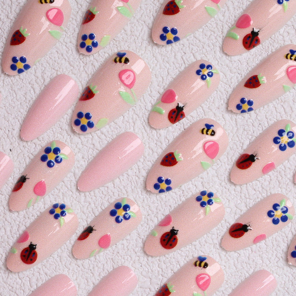 Artistic Floral Press-On Nails Stornfield 1787370443