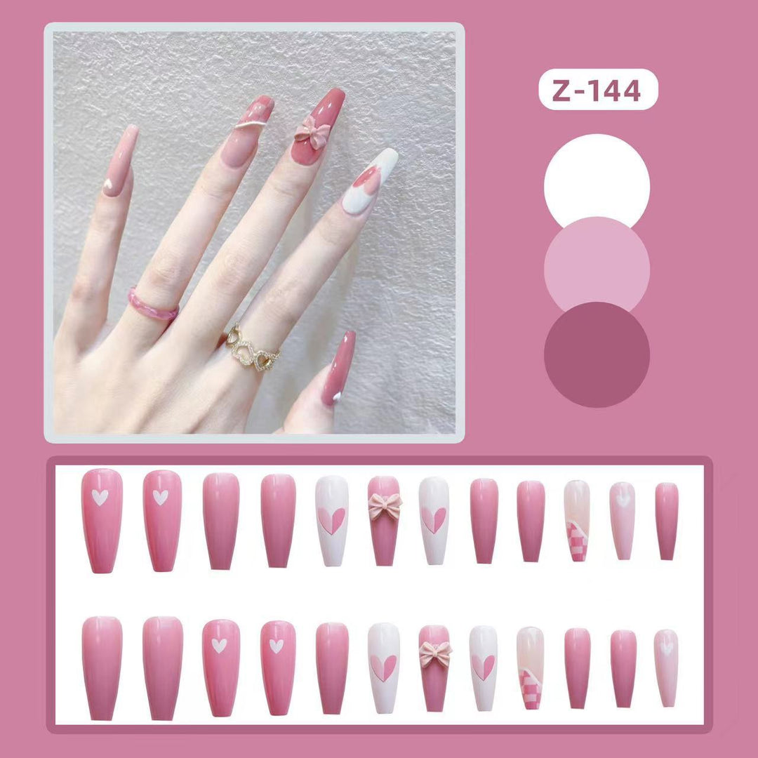 Sparkling Rhinestone Press-On Nail Set Stornfield