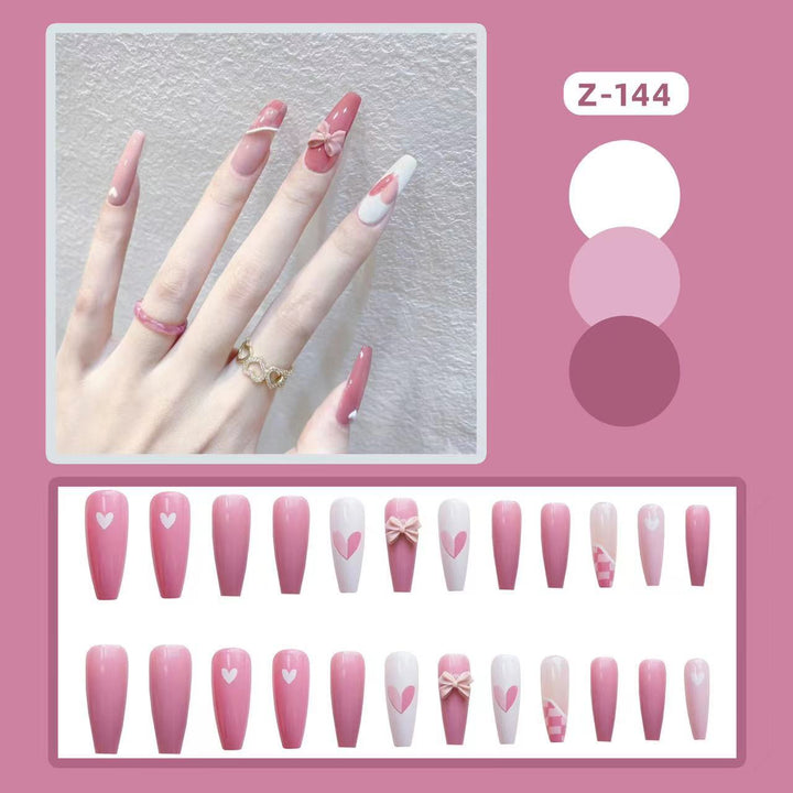 Sparkling Rhinestone Press-On Nail Set Stornfield