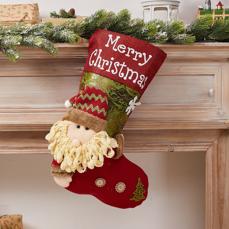 Festive Christmas stocking with nostalgic design Stornfield