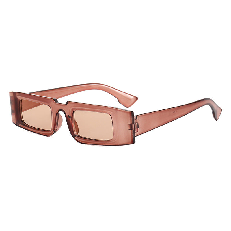 Ladies Fashion Square Sunglasses with Animal Print Stornfield