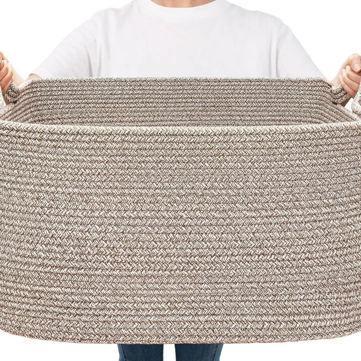Women Versatile Storage Basket with Sturdy Handles Stornfield