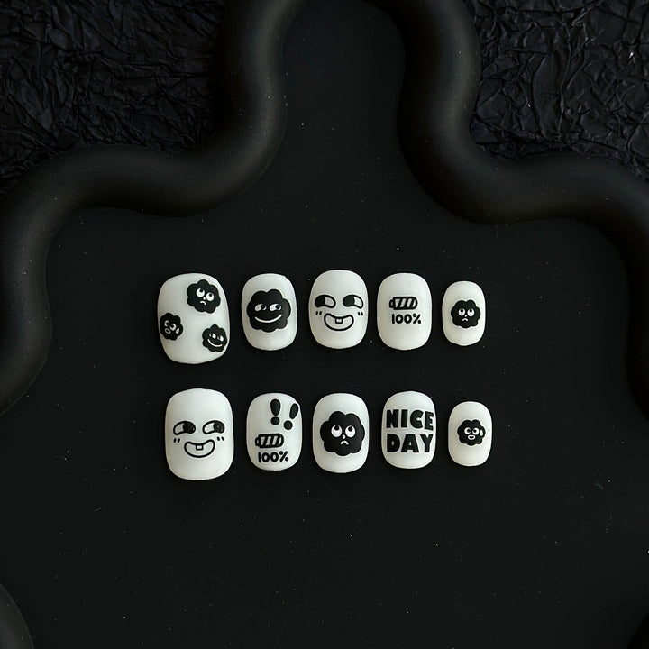 Artistic Character Press-On Nail Art Set