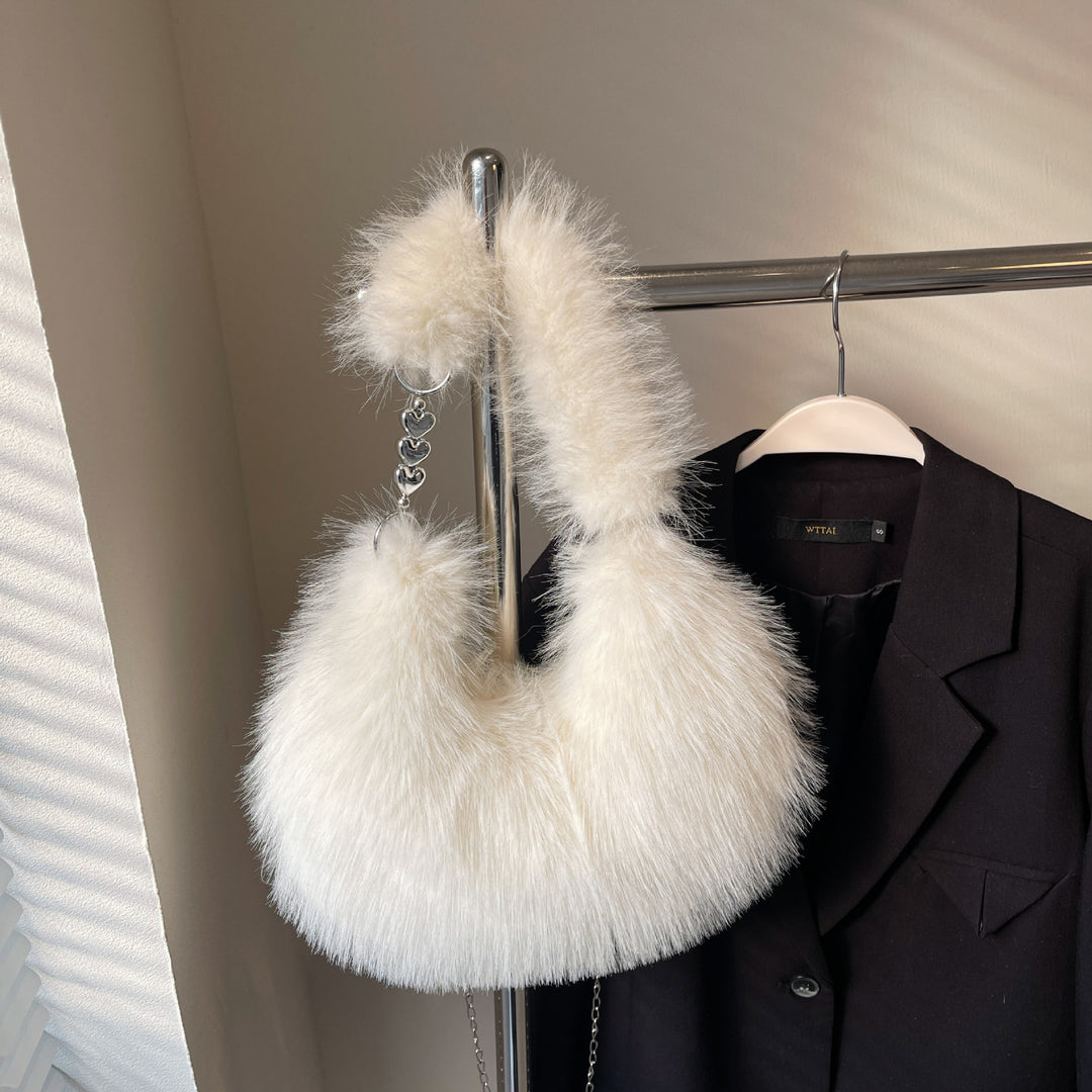 Plush Shoulder Bag with Unique Design Stornfield