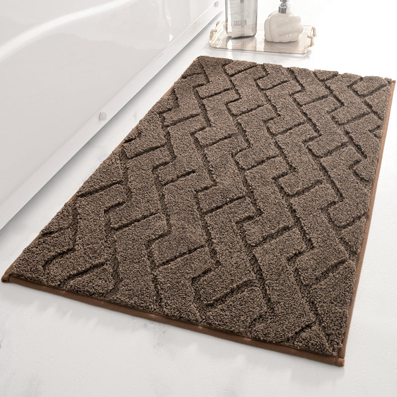 Modern Geometric Bath Mat Stornfield