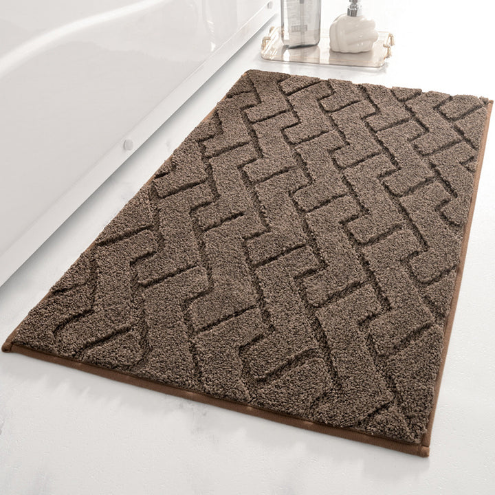 Modern Geometric Bath Mat Stornfield