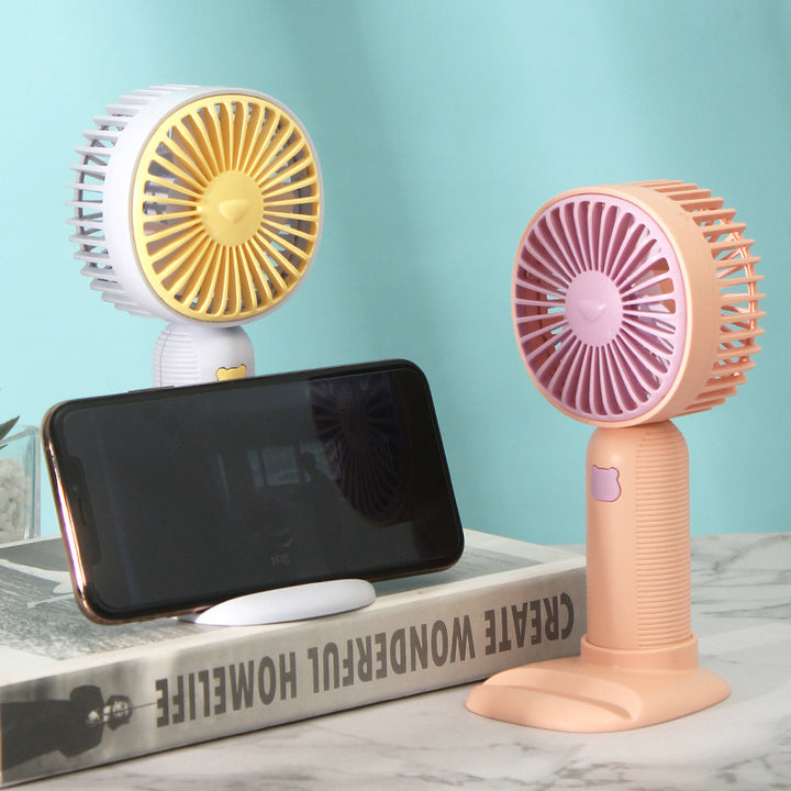 Women's Portable Mini Fan with Creative Stornfield Stand