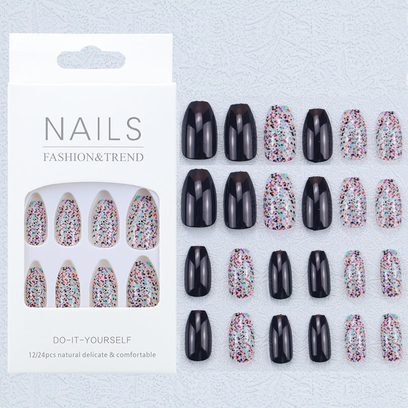 Artistic Graphic Press-On Nail Set Stornfield