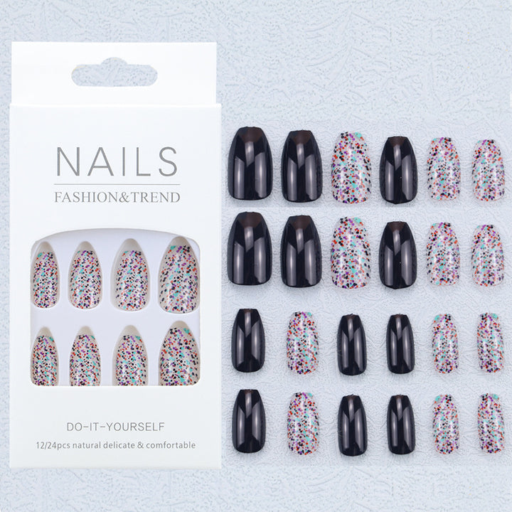 Artistic Graphic Press-On Nail Set Stornfield