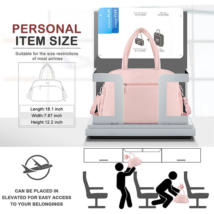 Multifunctional travel bag with insulated inner compartment Stornfield