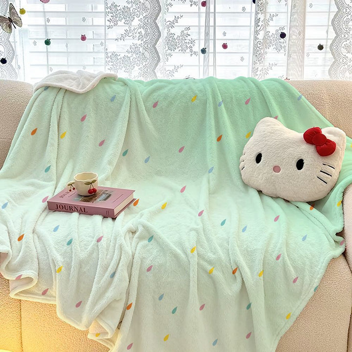 Cozy Decorative Fleece Throw Blanket