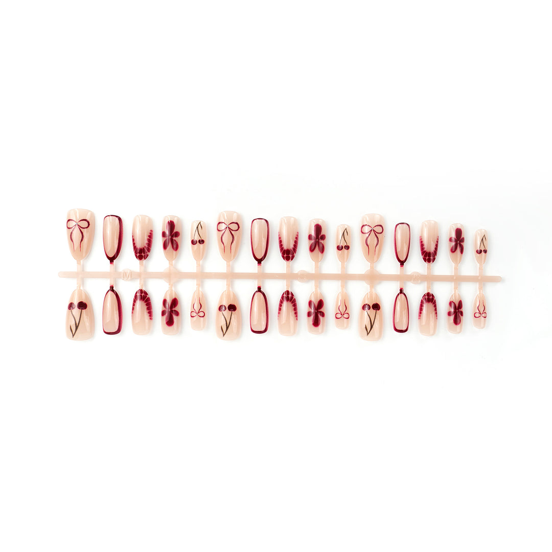 Elegant Ombre Press-On Nails Stornfield