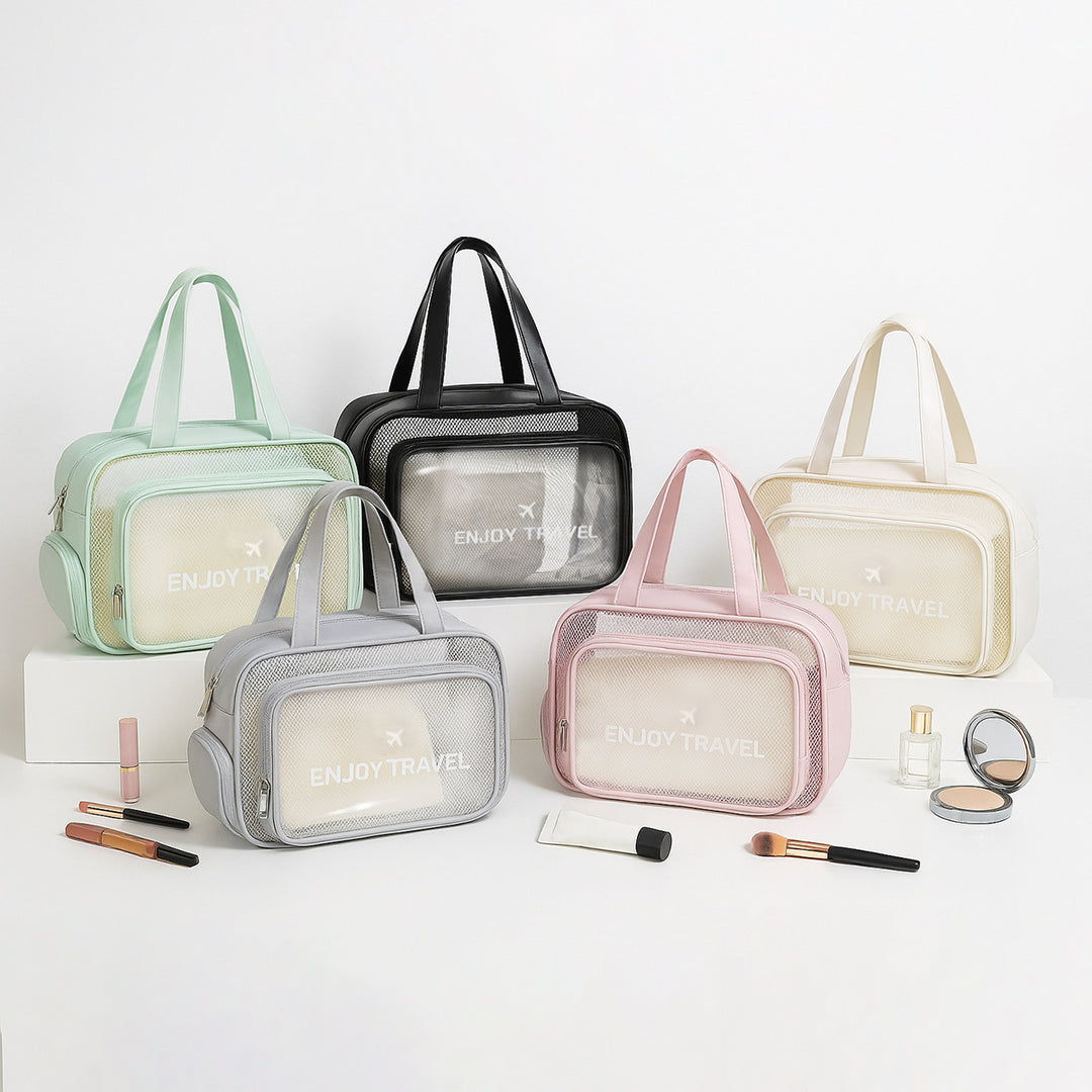 Transparent Travel Bag with Versatile Compartments Stornfield