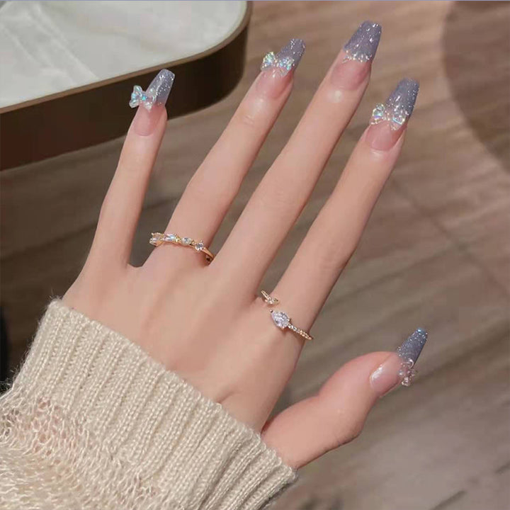 Artificial Glamorous Heart Nail Tips Stornfield