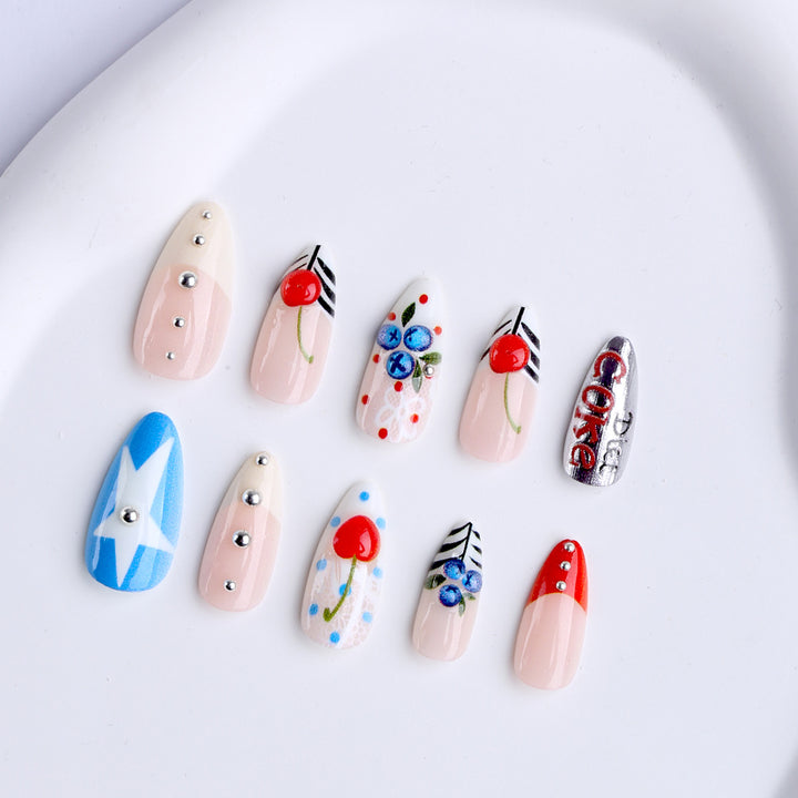 Creative Retro Style Artificial Nails Stornfield