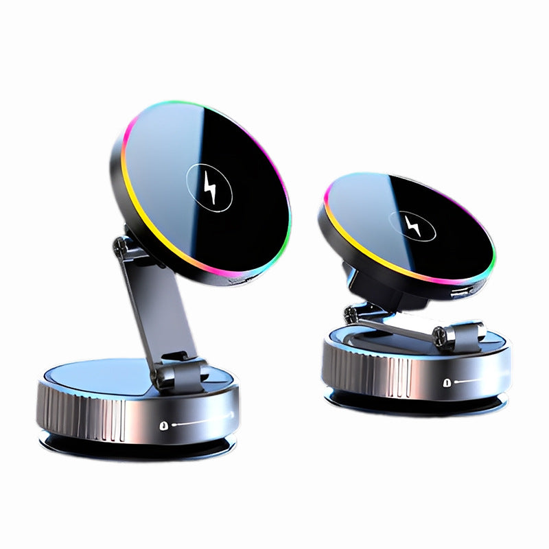 Unisex Magnetic Qi Charging Base with Flexible Mounting System Stornfield