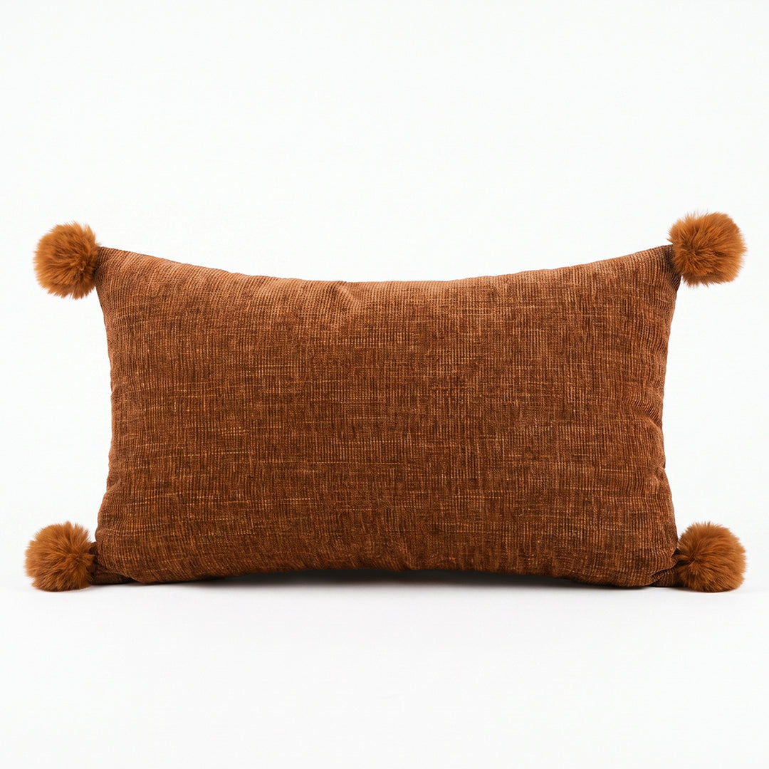 Decorative cushion with tassels