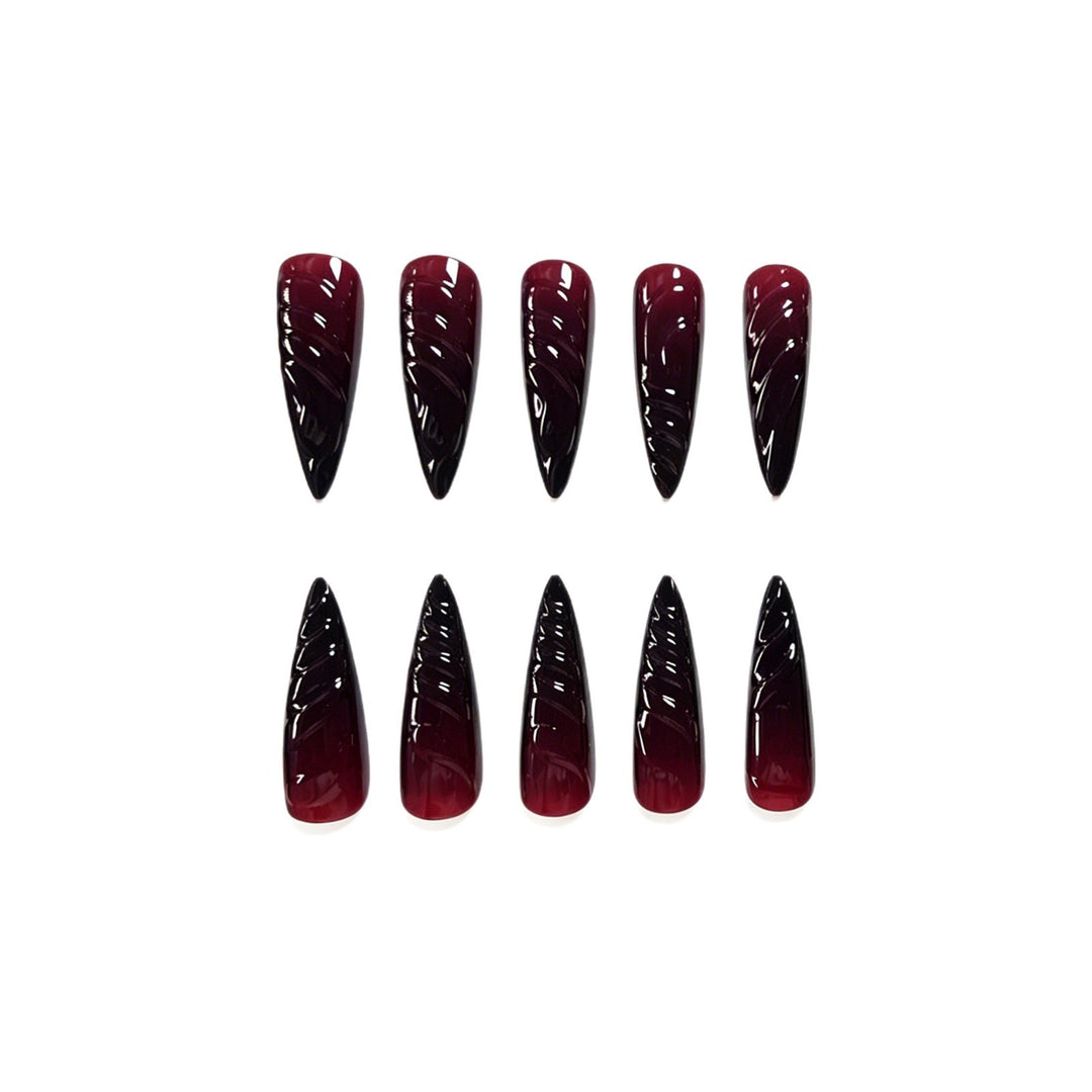 Elegant Long Stiletto Nail Art Extensions Stornfield