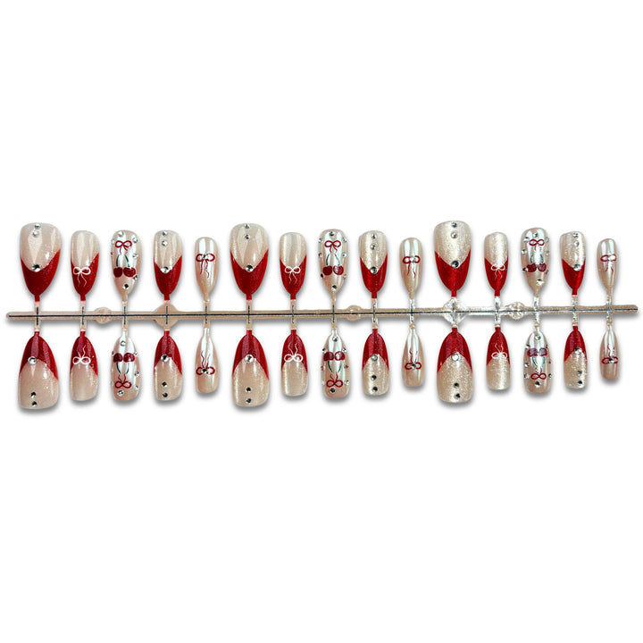 Elegant Decorative Press-On Nail Set