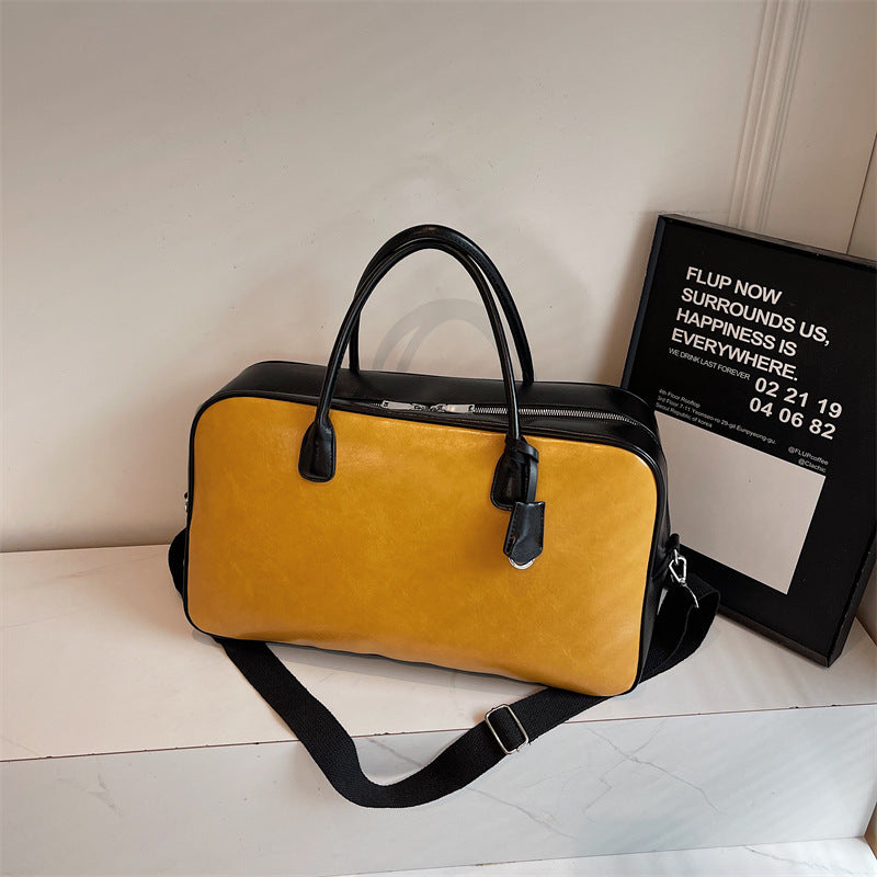 Executive Leather Travel Duffel
