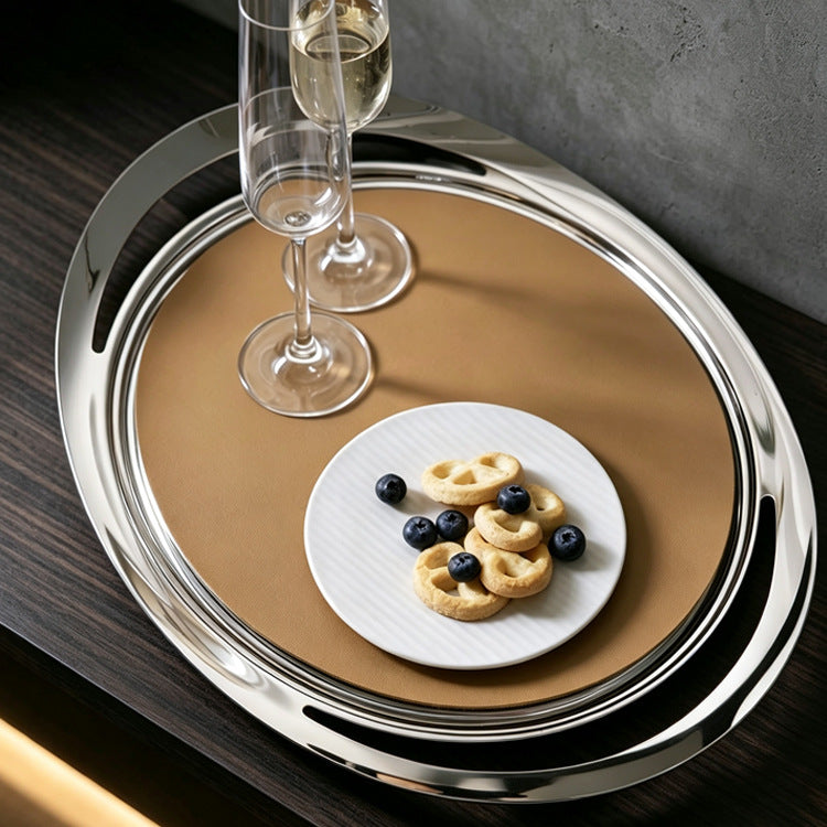 Elegant Round Serving Tray
