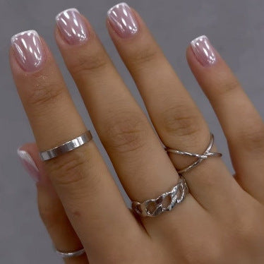 Elegant Silver Ring Set Stornfield