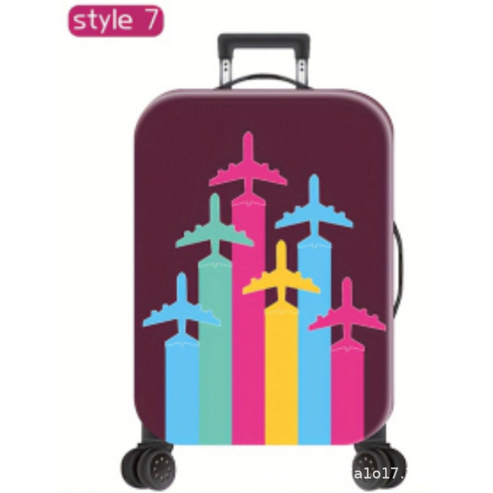 Unisex Hard Shell Travel Suitcase with Motivational Airplane Design Stornfield