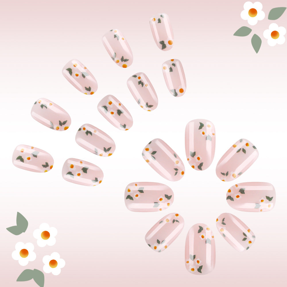 Floral Print Gel Nail Art Stornfield