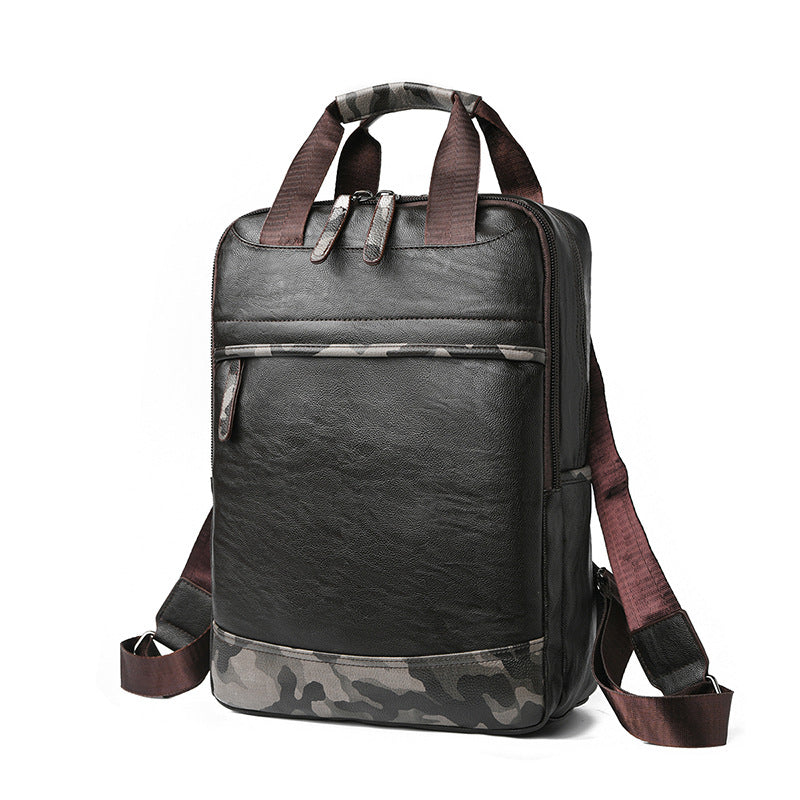 Sophisticated Leather Laptop Backpack Stornfield