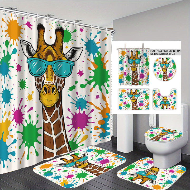 Artistic Cat-Theme Bathroom Decor Set Stornfield
