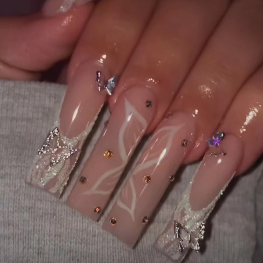 Elegant Long Nail Art Extensions Stornfield