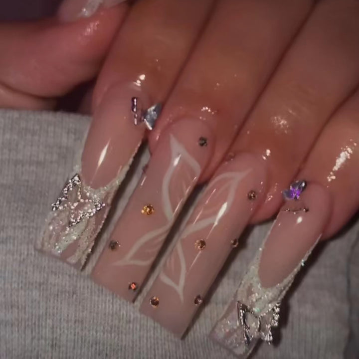 Elegant Long Nail Art Extensions Stornfield