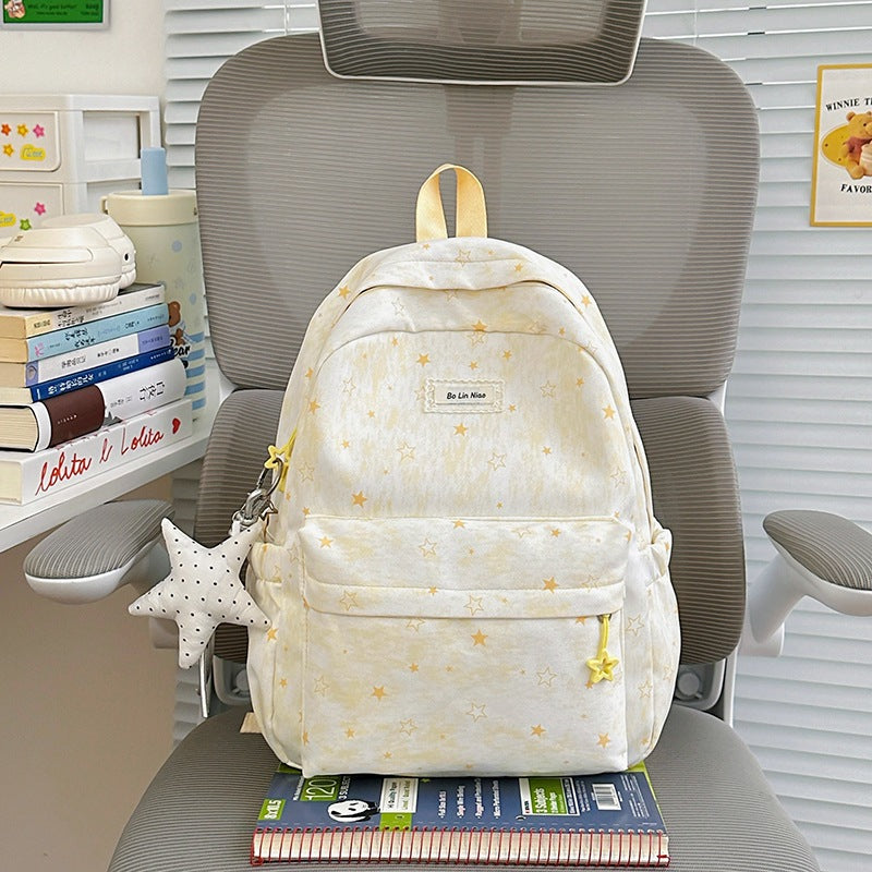 Star-Embellished Casual Backpack Stornfield 1791205930