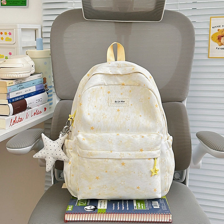 Star-Embellished Casual Backpack Stornfield 1791205930