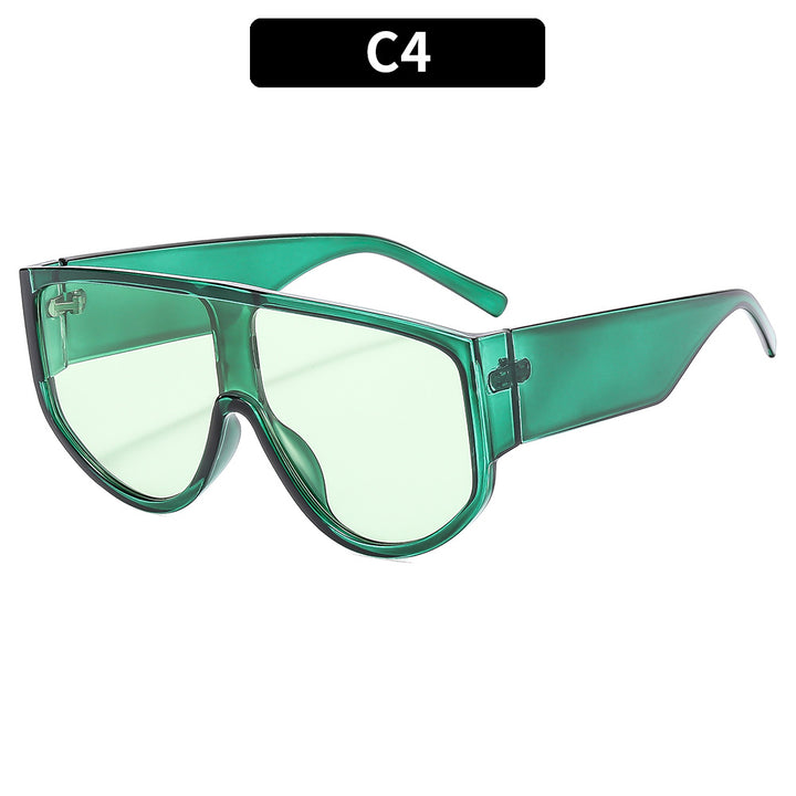 Futuristic Oversized Shield Sunglasses