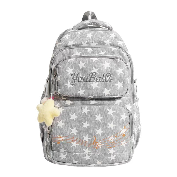 Multi-Functional Star-Embellished Backpack Stornfield