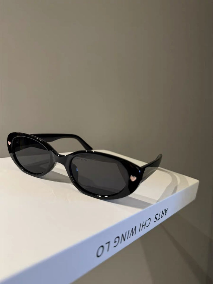 Fashionable Cat-Eye Sunglasses with Hearts Stornfield
