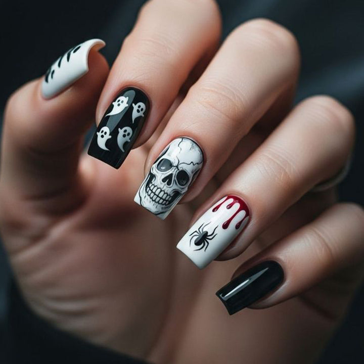 Halloween-Themed Spooky Nail Art Set Stornfield