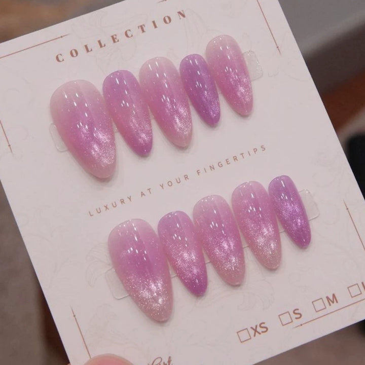 Shimmering Ombre Press-On Nails