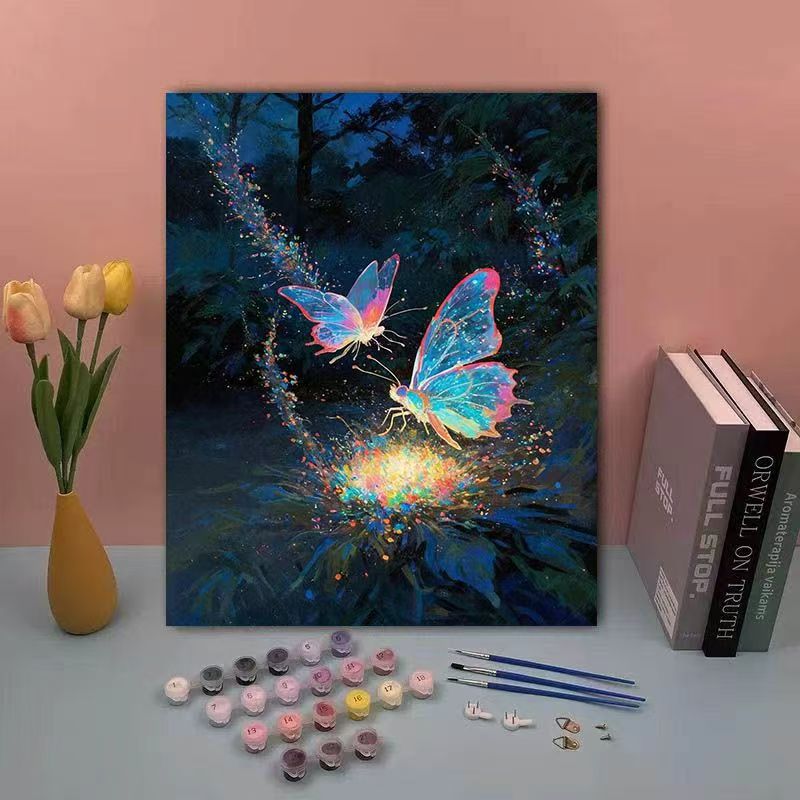 DIY Butterfly Paint by Numbers Kit Stornfield