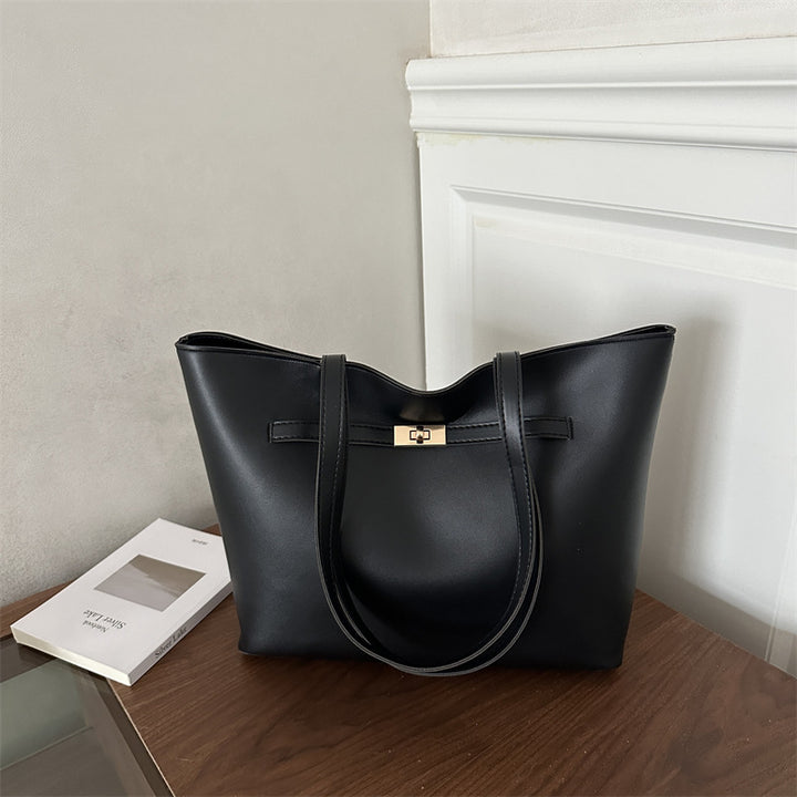 Minimalist Leather Tote Bag