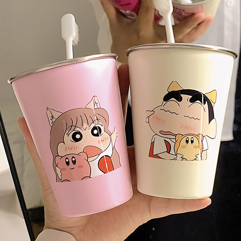 Stainless Steel Toothbrush Holder with Cute Cartoon Design Stornfield
