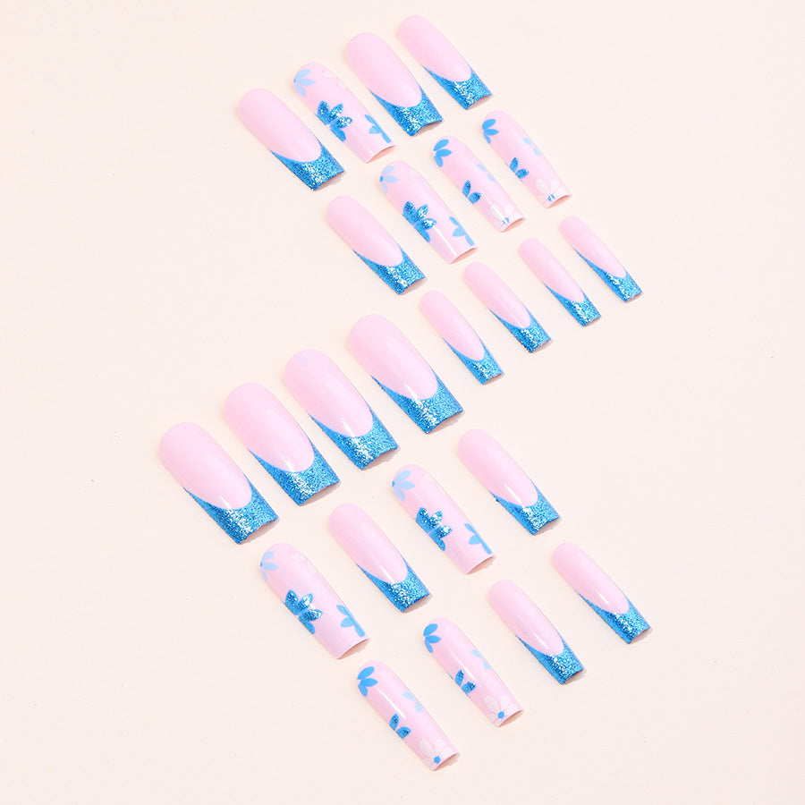 Glamorous Artistic Press-On Nails Stornfield