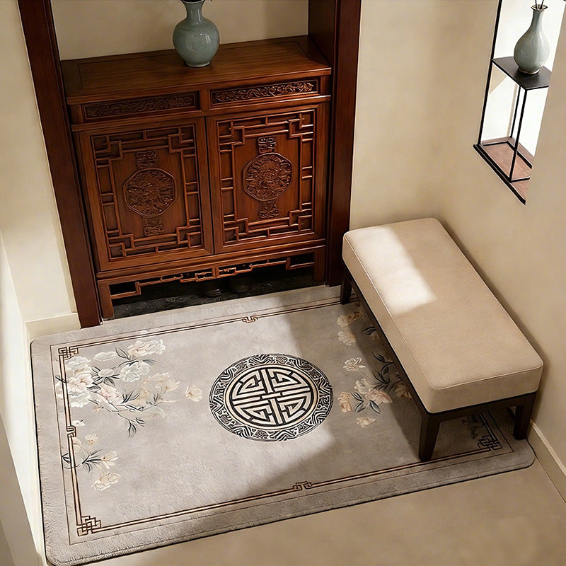 Artistic Floral Bath Mat Stornfield
