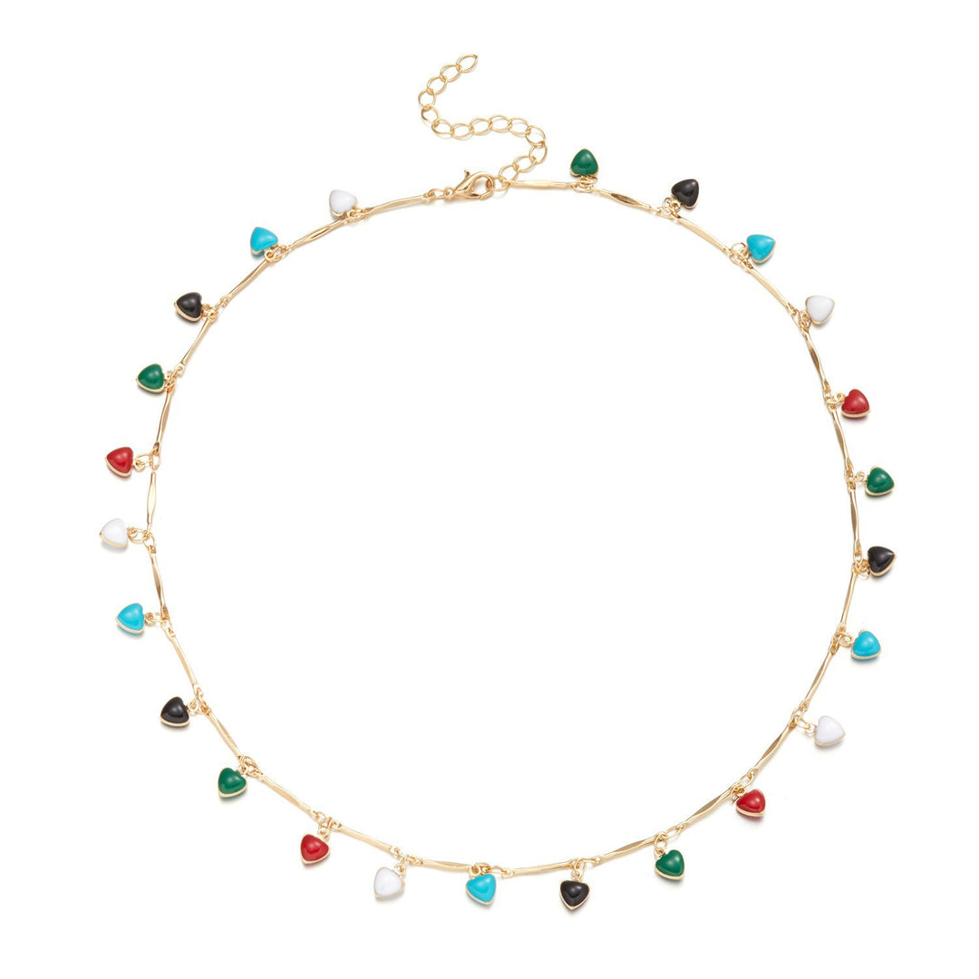 Heart Charm Statement Necklace Stornfield